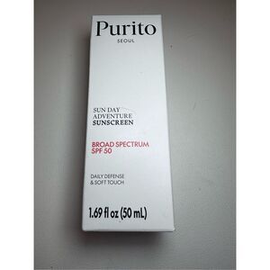 PURITO Sun Day Adventure Korean Sunscreen SPF 50 1.69 oz